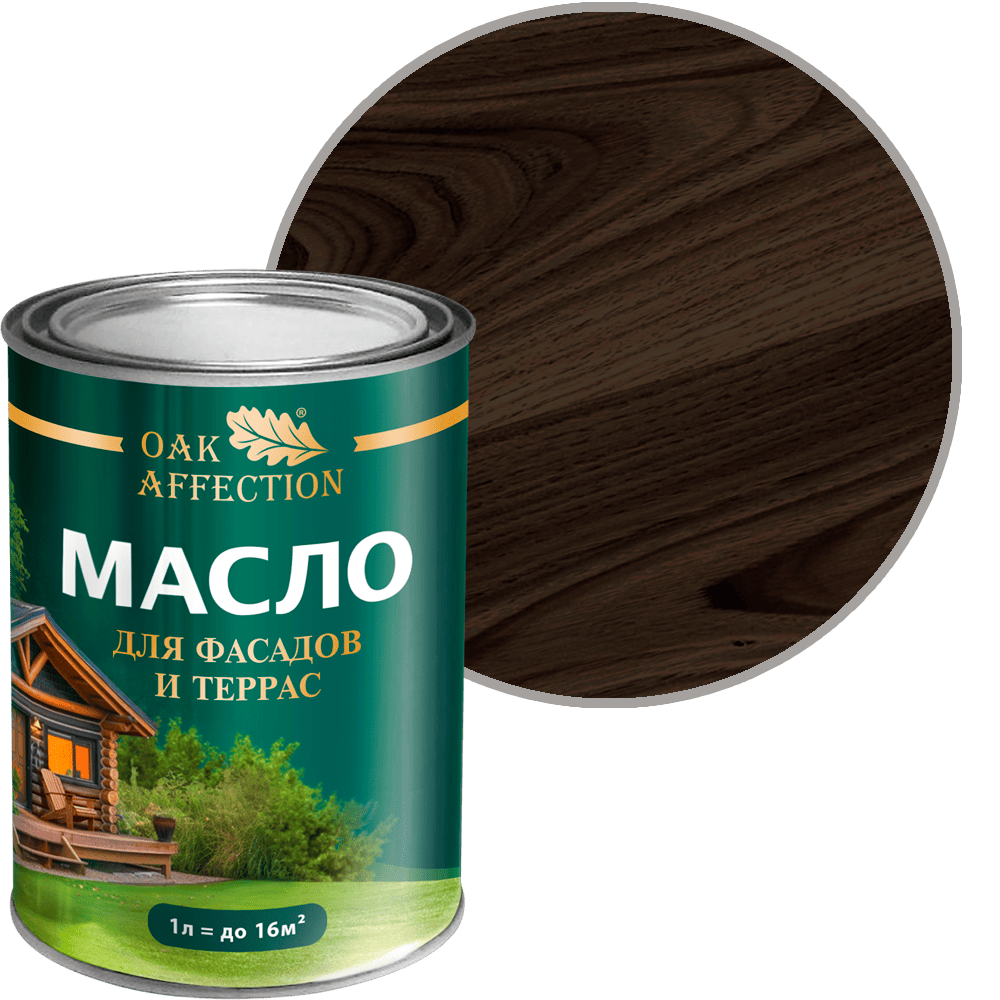 Масло для террас и фасадов OAK AFFECTION 1000 мл, венге