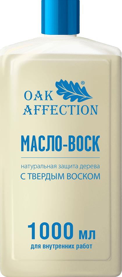 Масло-воск с твердым воском OakAffection 1000 мл, прозрачный