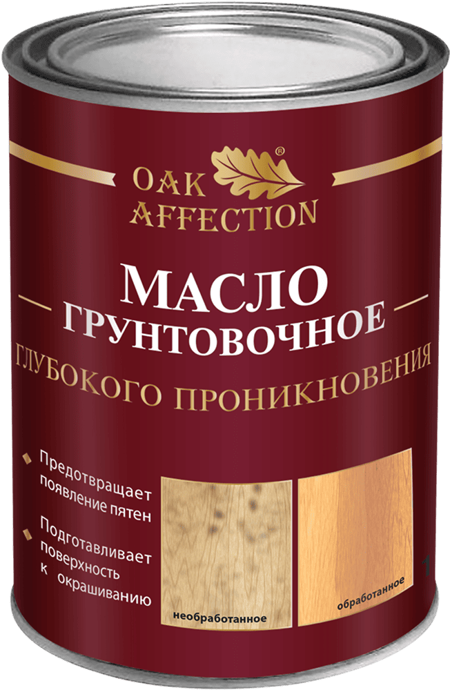 Грунтовочное масло глубокого проникновения 1000 мл oakaffection