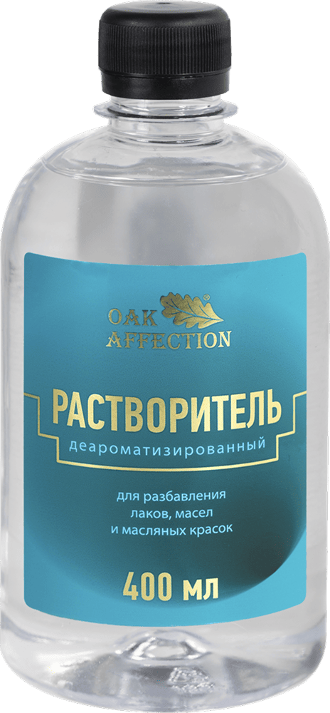Растворитель для масляных красок слабопахнущий 400 мл oakaffection